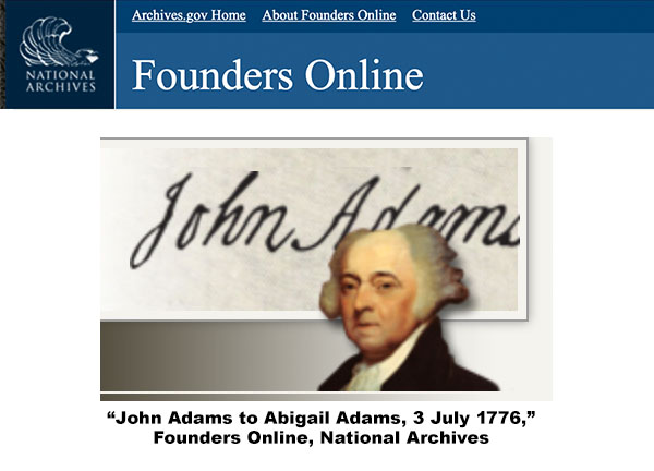 National Archives Founders Online